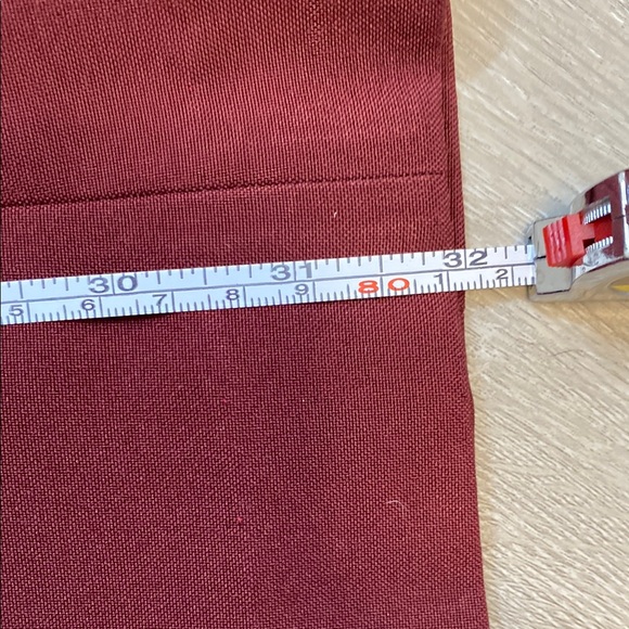 Suzy Shier Burgundy Straight Leg Pants - Picture 6 of 7